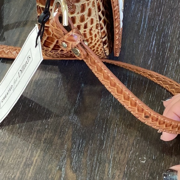 Brahmin Briar Coconut Milk Taber Leather Crossbody NWT - Picture 5 of 8
